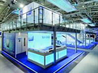 double deck large exhibition stand design germany mezzanine custom build concept and 3D cad visuals adrian charsley